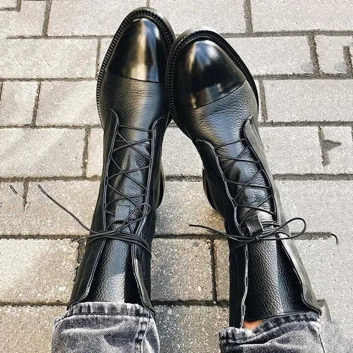 ALTHEA - Lace-Up Ankle Boots