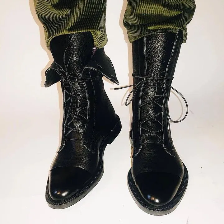 ALTHEA - Lace-Up Ankle Boots