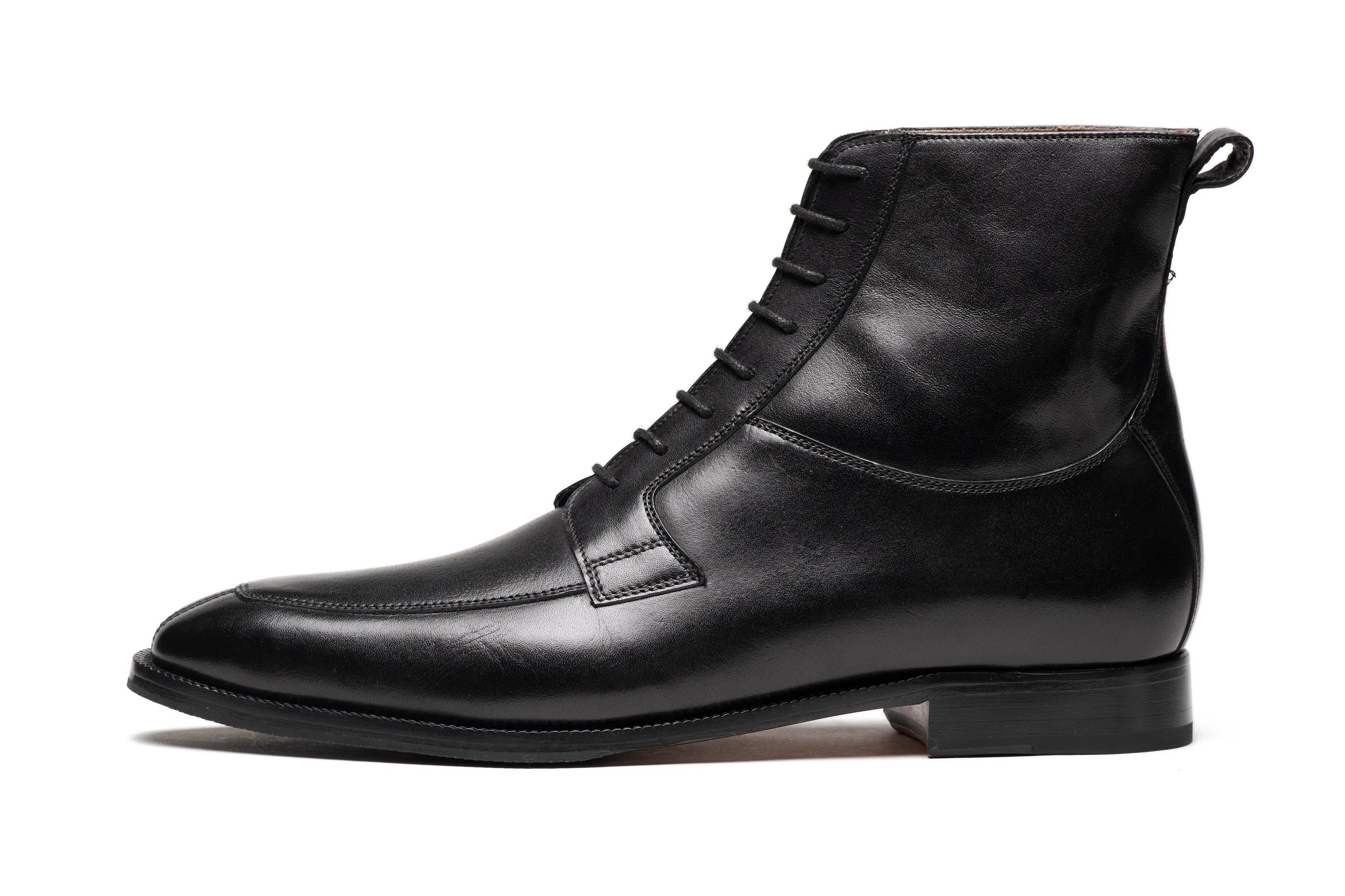 Apron Derby Boot - Black