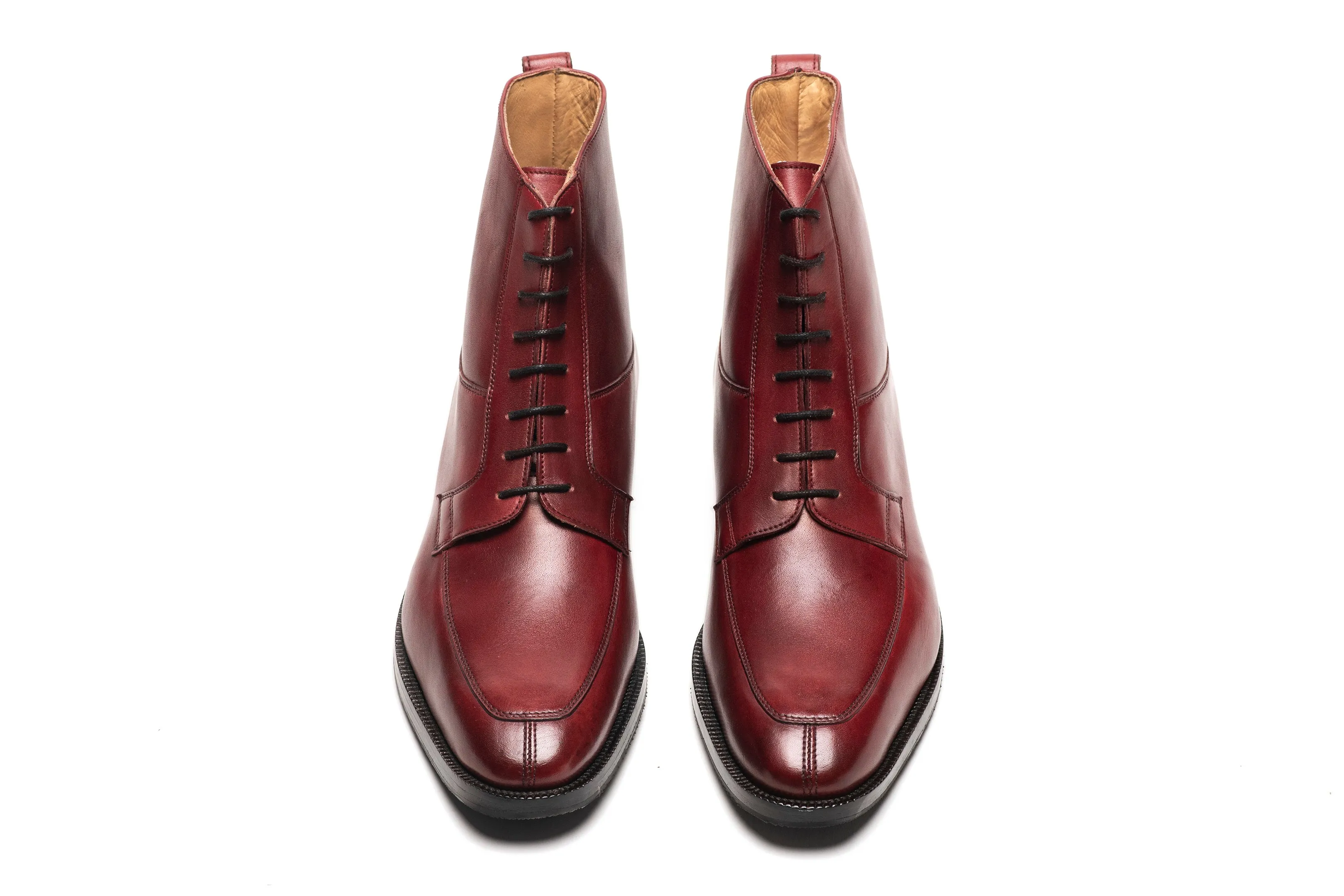 Apron Derby Boot - Dark Oxblood