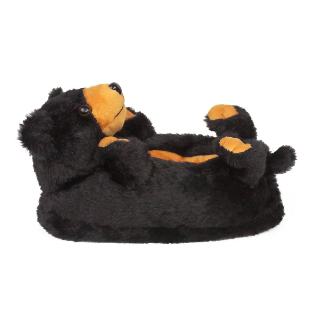 Black Bear Slippers