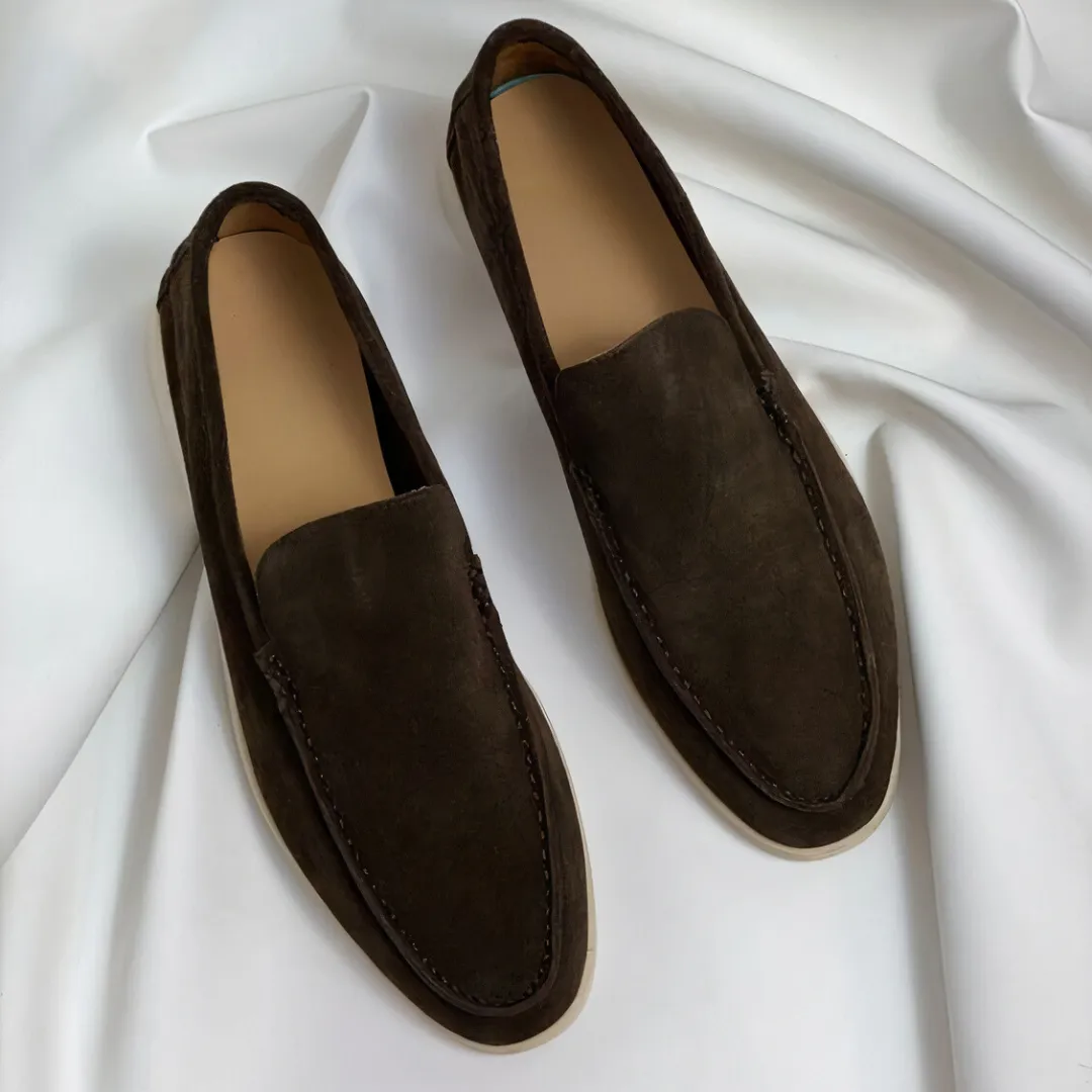 GIO - VINTAGE LEATHER MOCCASINS FOR MEN