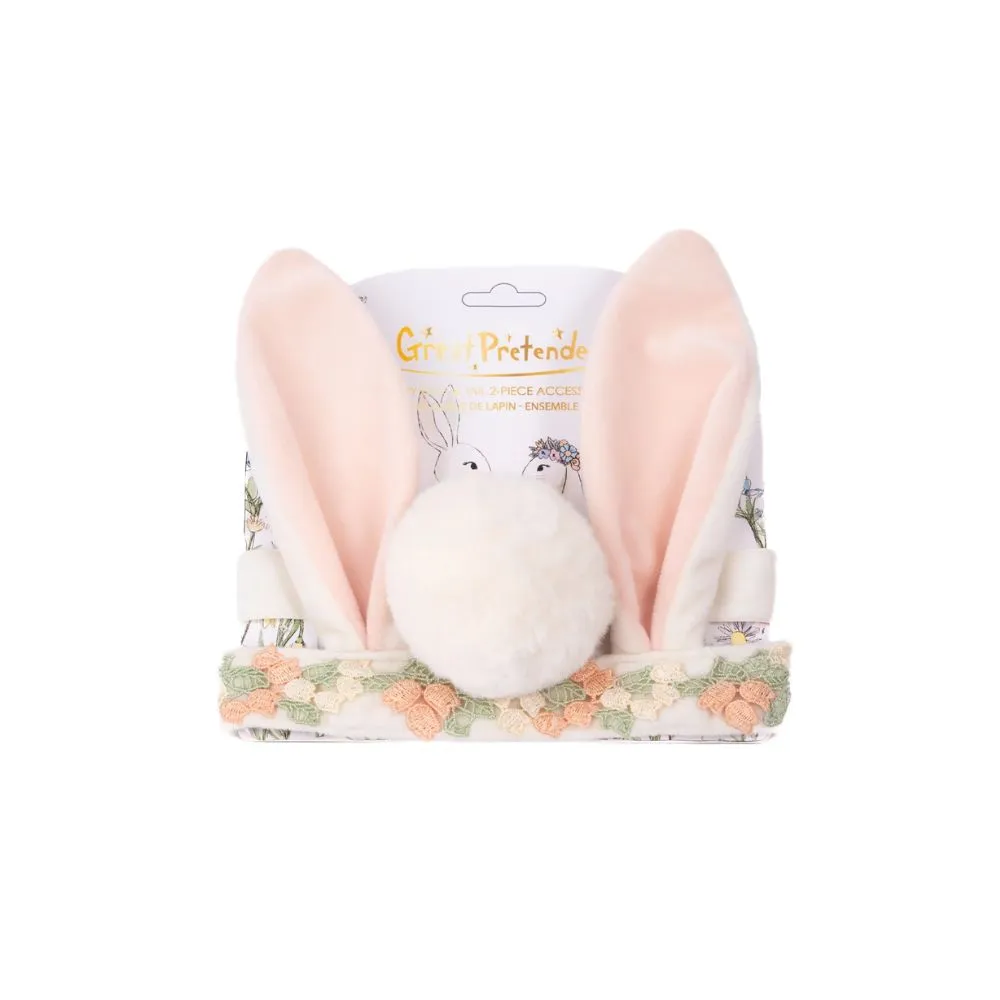 Hippity Hop Bunny Ears and Tail Accessory Set