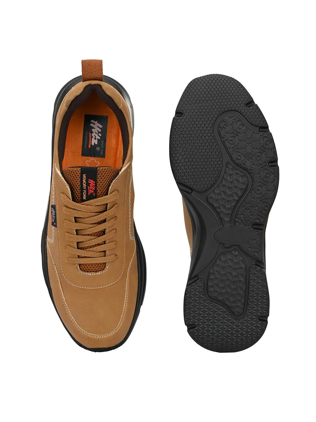 Hitz Men's Cheeku Synthetic Lace-up Casual Shoes