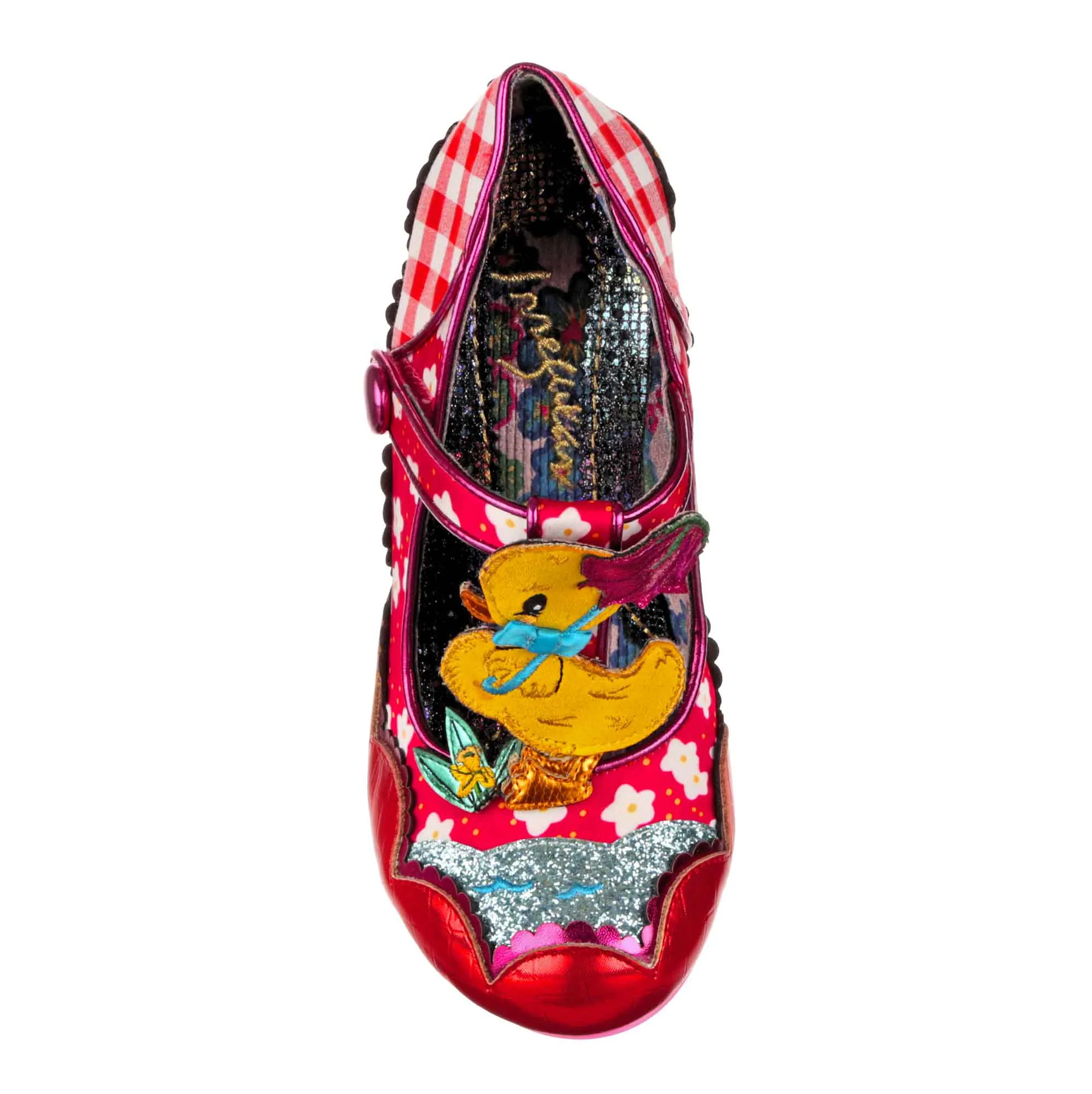 Irregular Choice Womens Duck You High Heel - Red