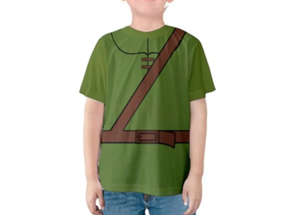 Kid's Robin Hood Inspired Short Sleeve Shirt