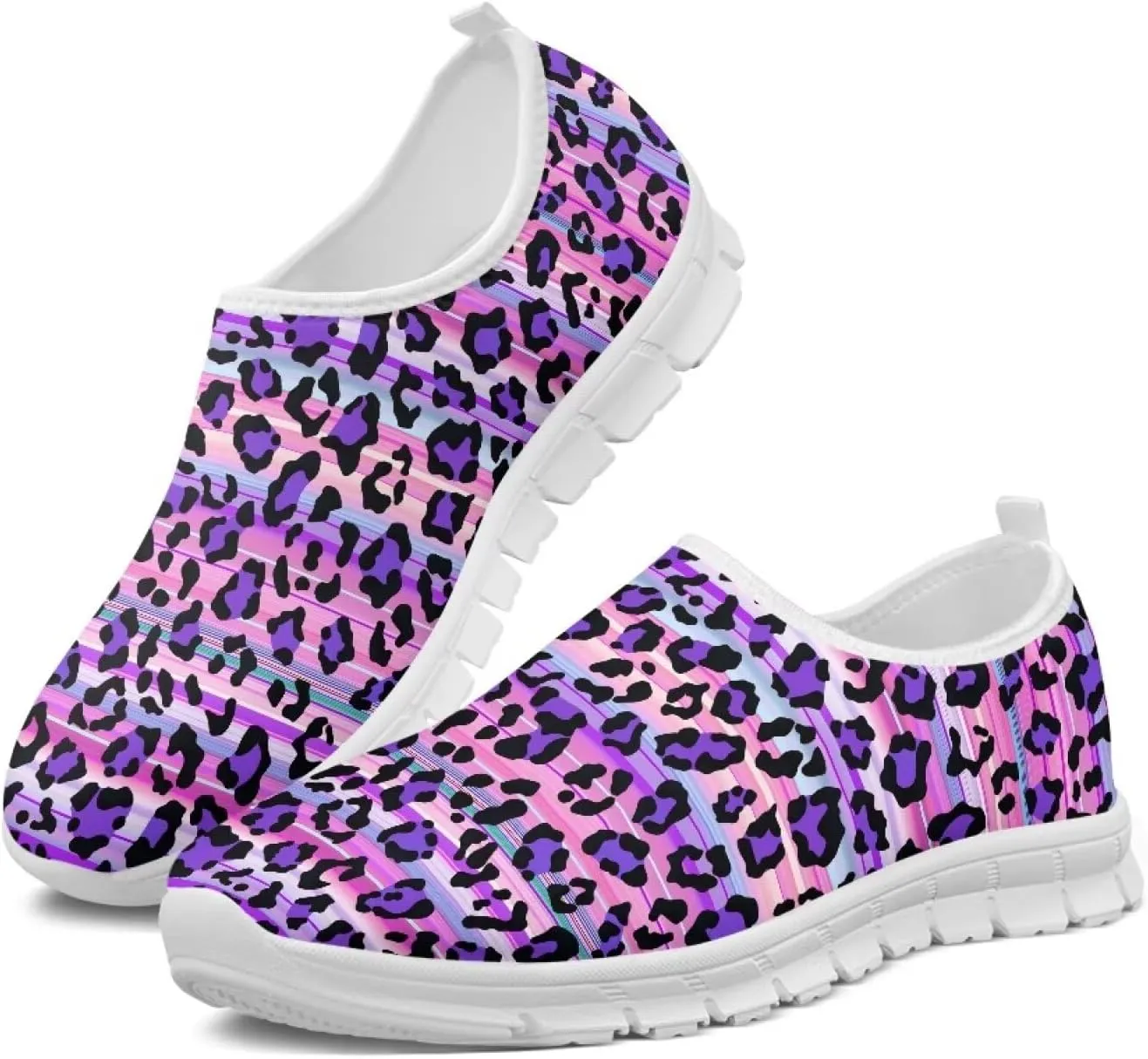 Ladies Lightweight Running Outdoor Sneakers Slip on Yoga Athletic Running Fashion Sports Shoes