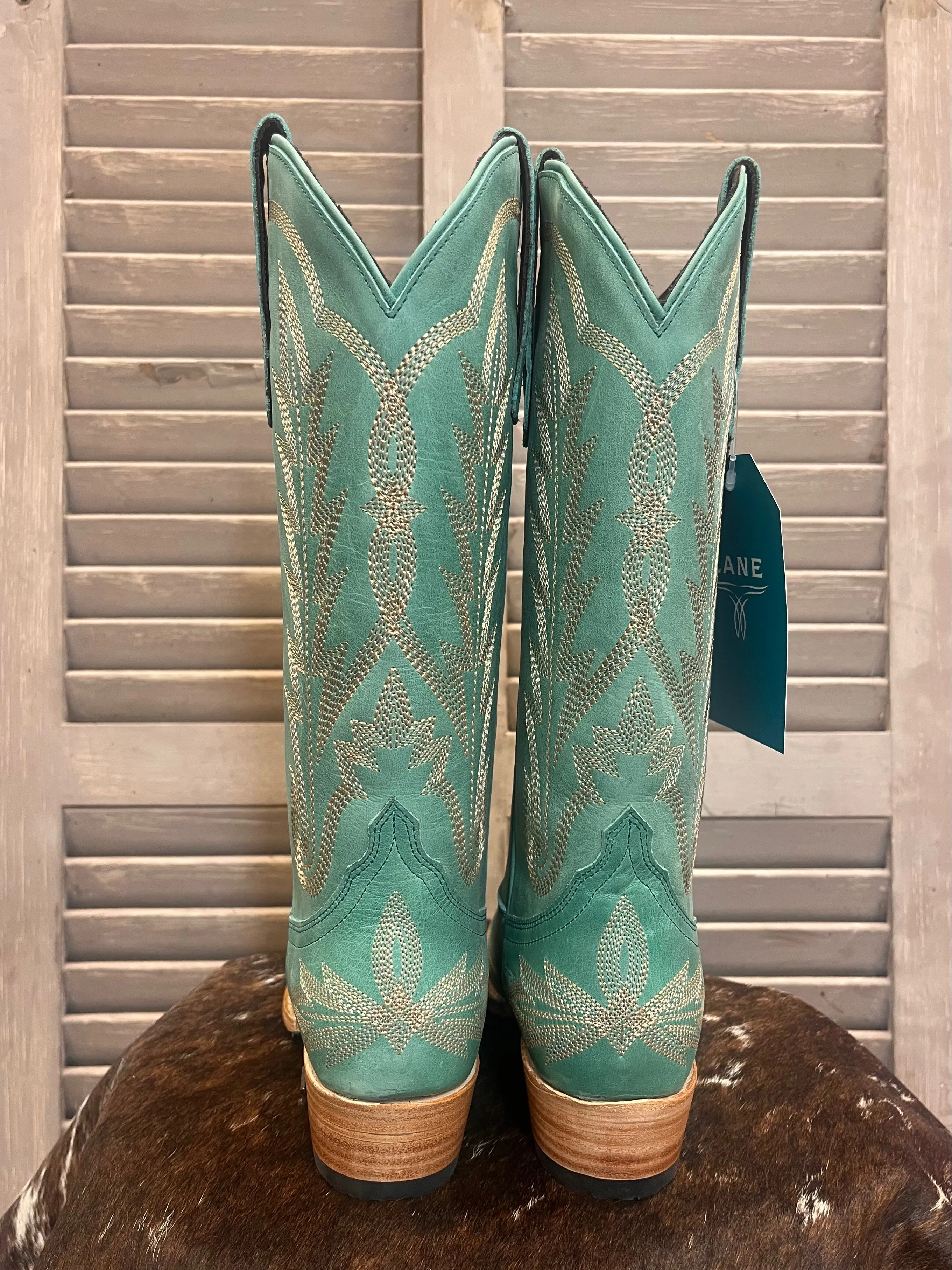 Lane Boots Women’s Taos Turquoise Lexington Cowgirl Boots LB0488P
