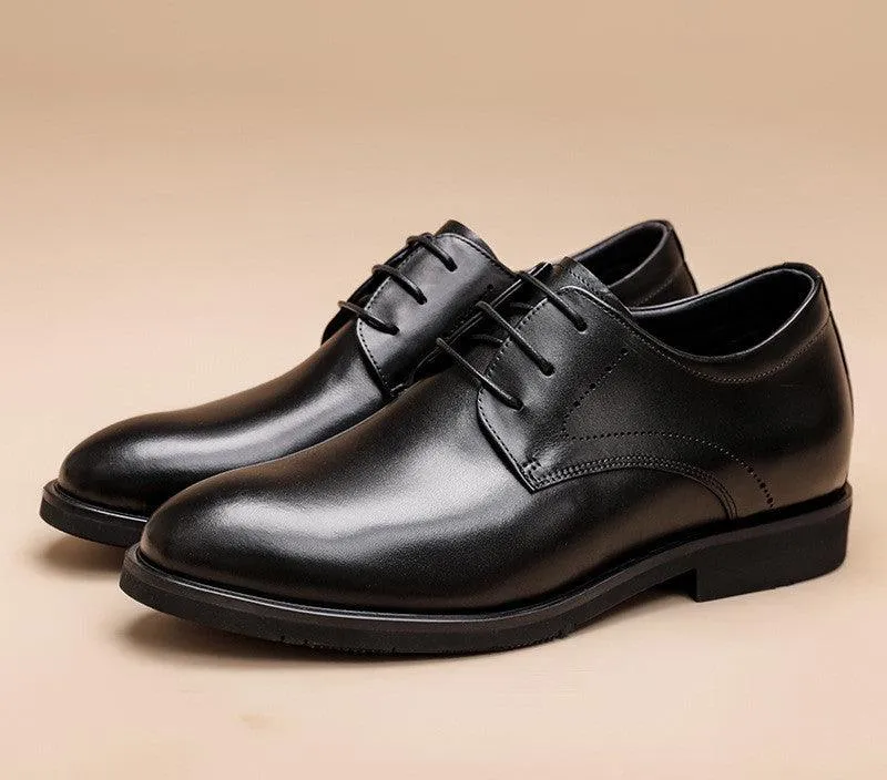 Men's Leather Top Layer Cowhide British Style Leather Shoes