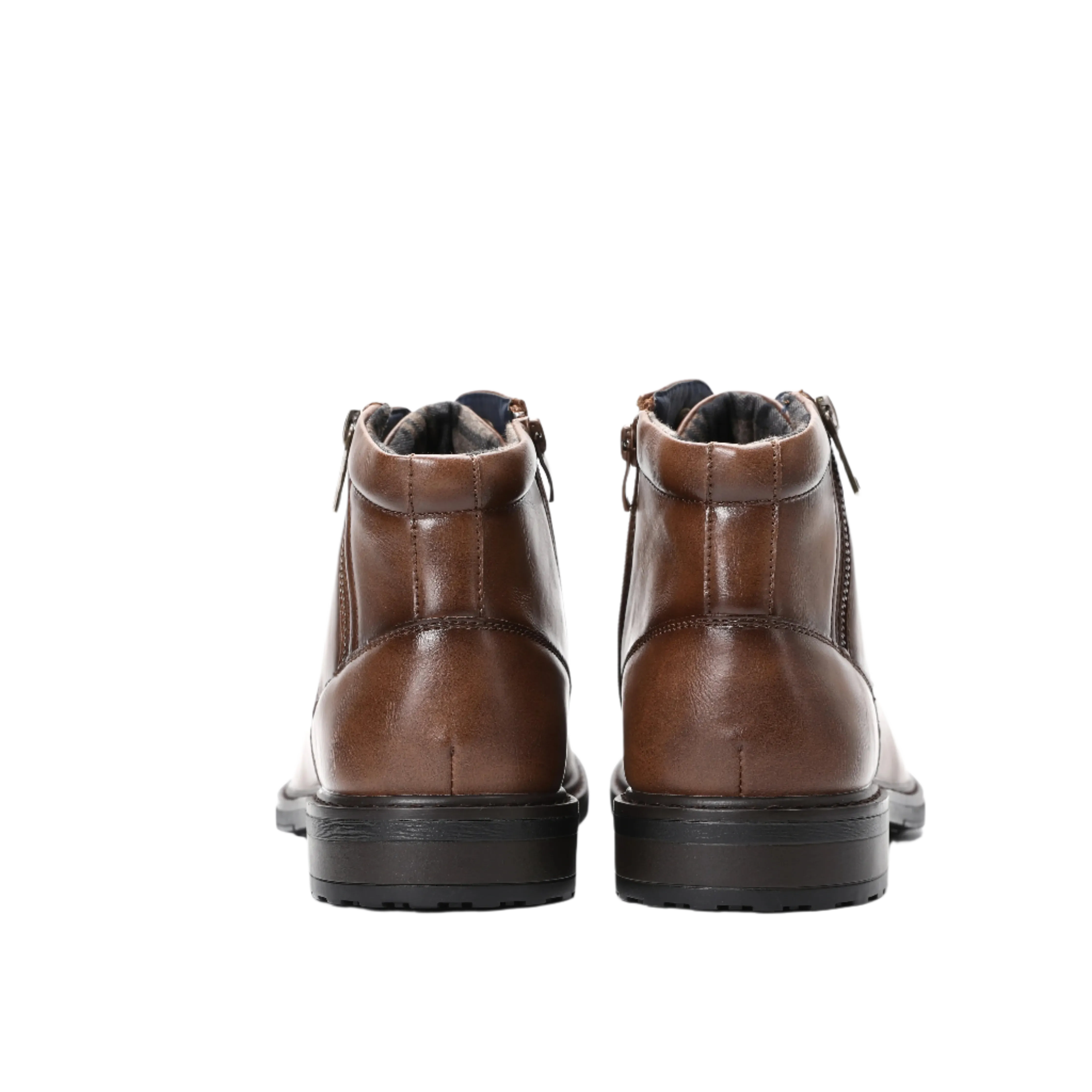 Men's Zip Lace-up Ankle Boots | Suitable Collection