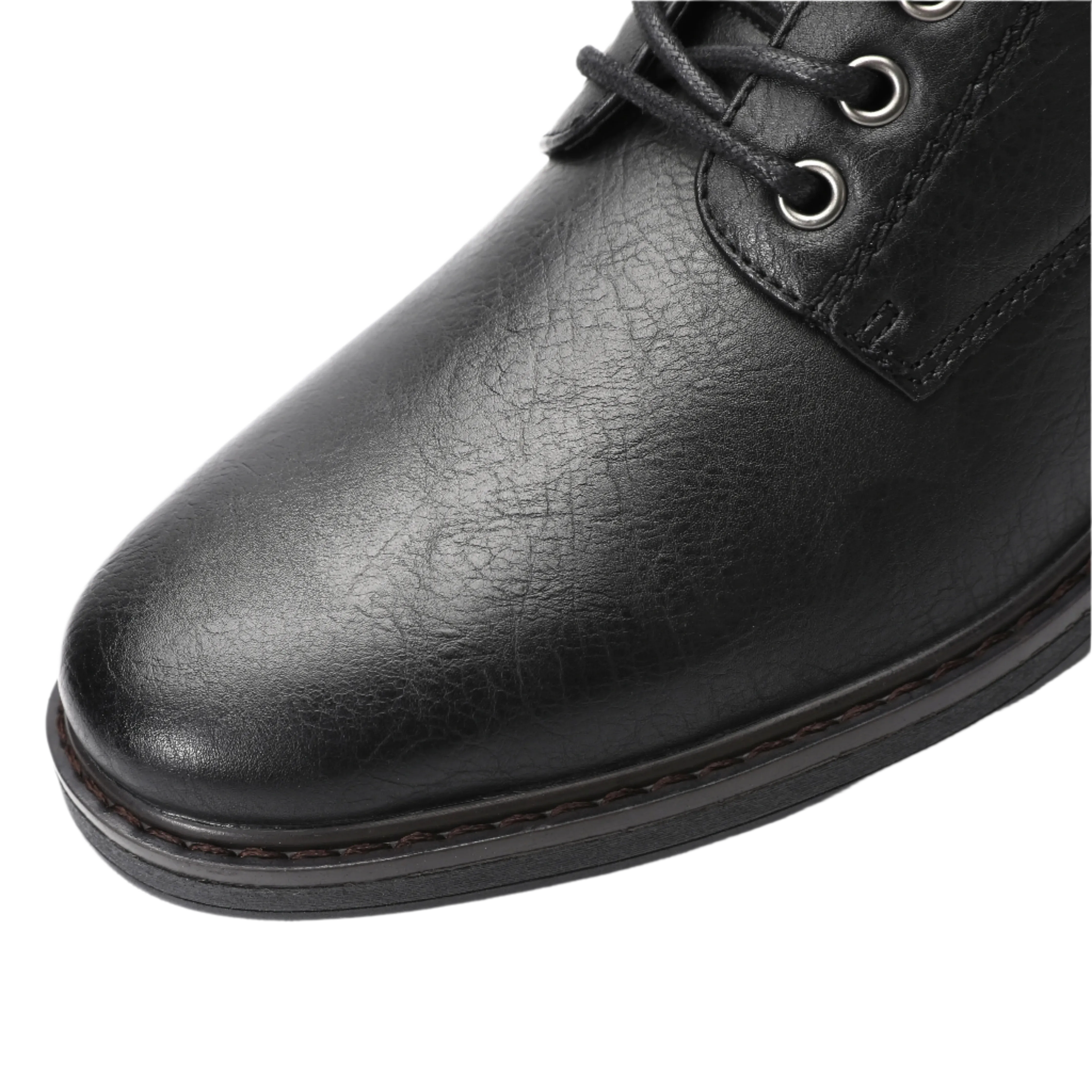 Men's Zip Lace-up Ankle Boots | Suitable Collection
