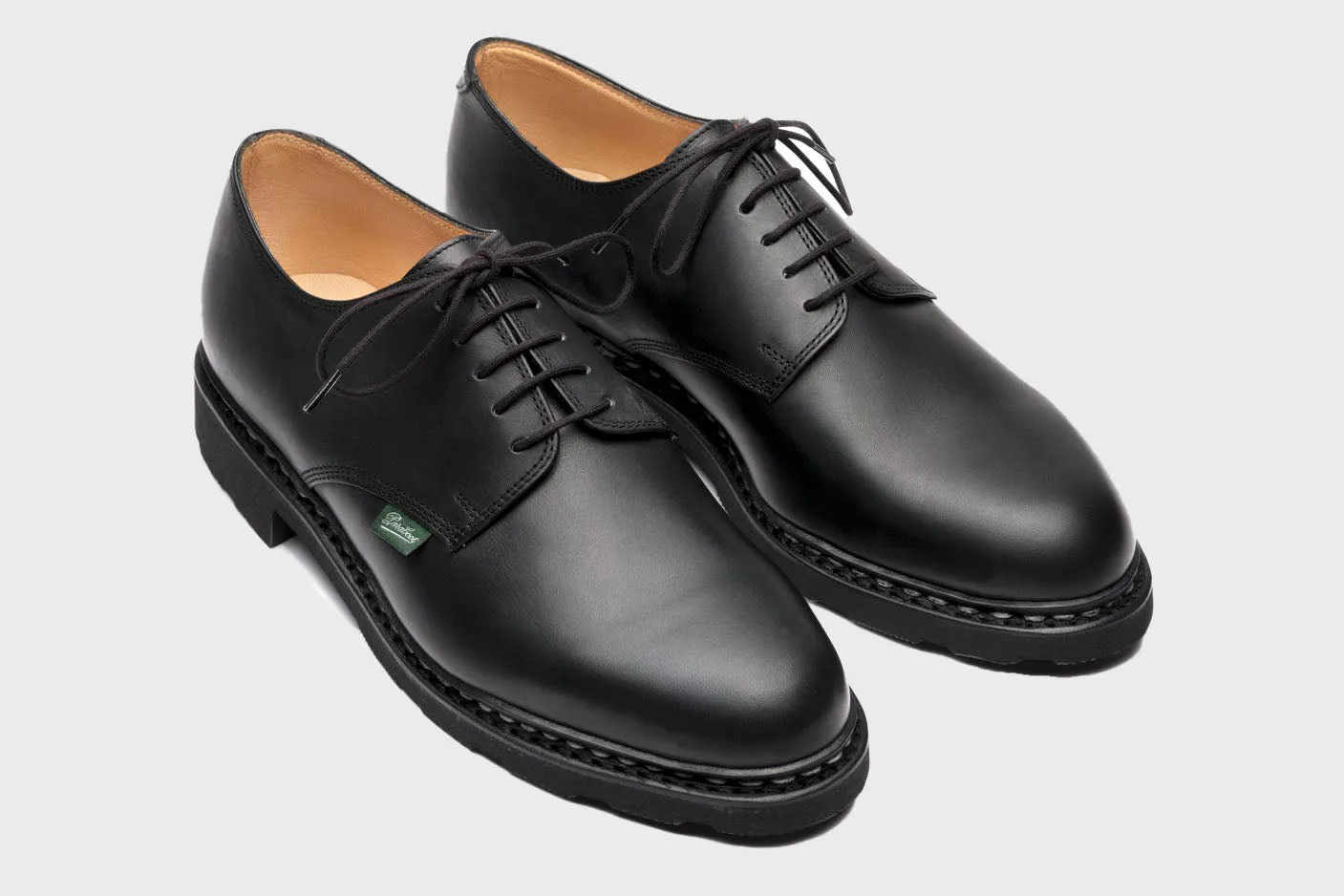 Paraboot Arles Griff Derby Shoe in Black