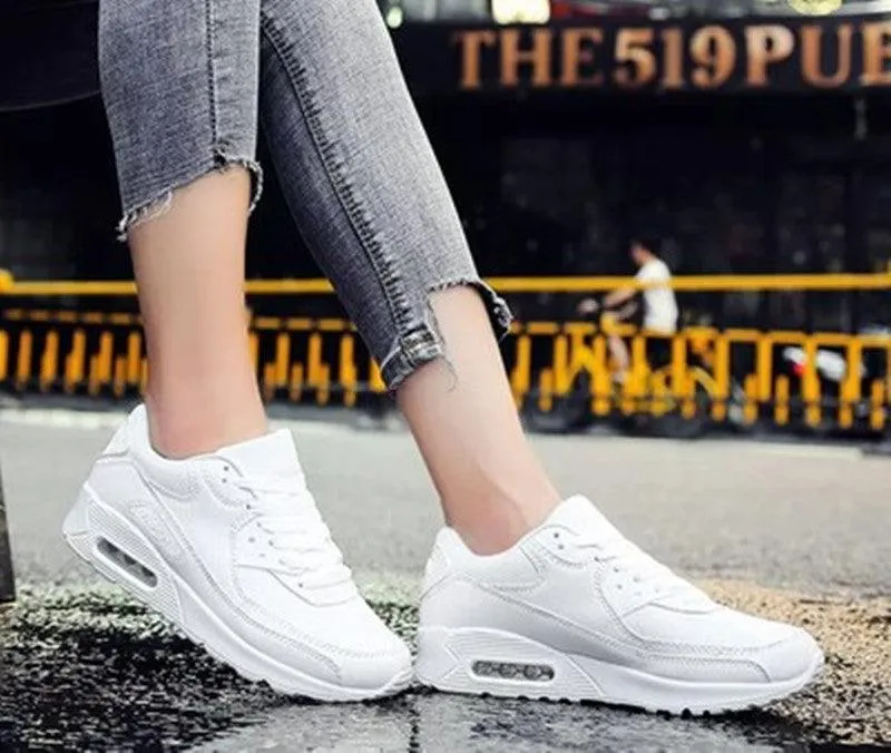 Running Shoes Korean Style Increased Thick-soled Lightweight Women's Sports Shoes