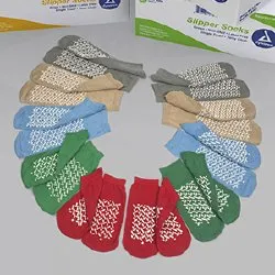 Soft Sole Slipper Socks, Large