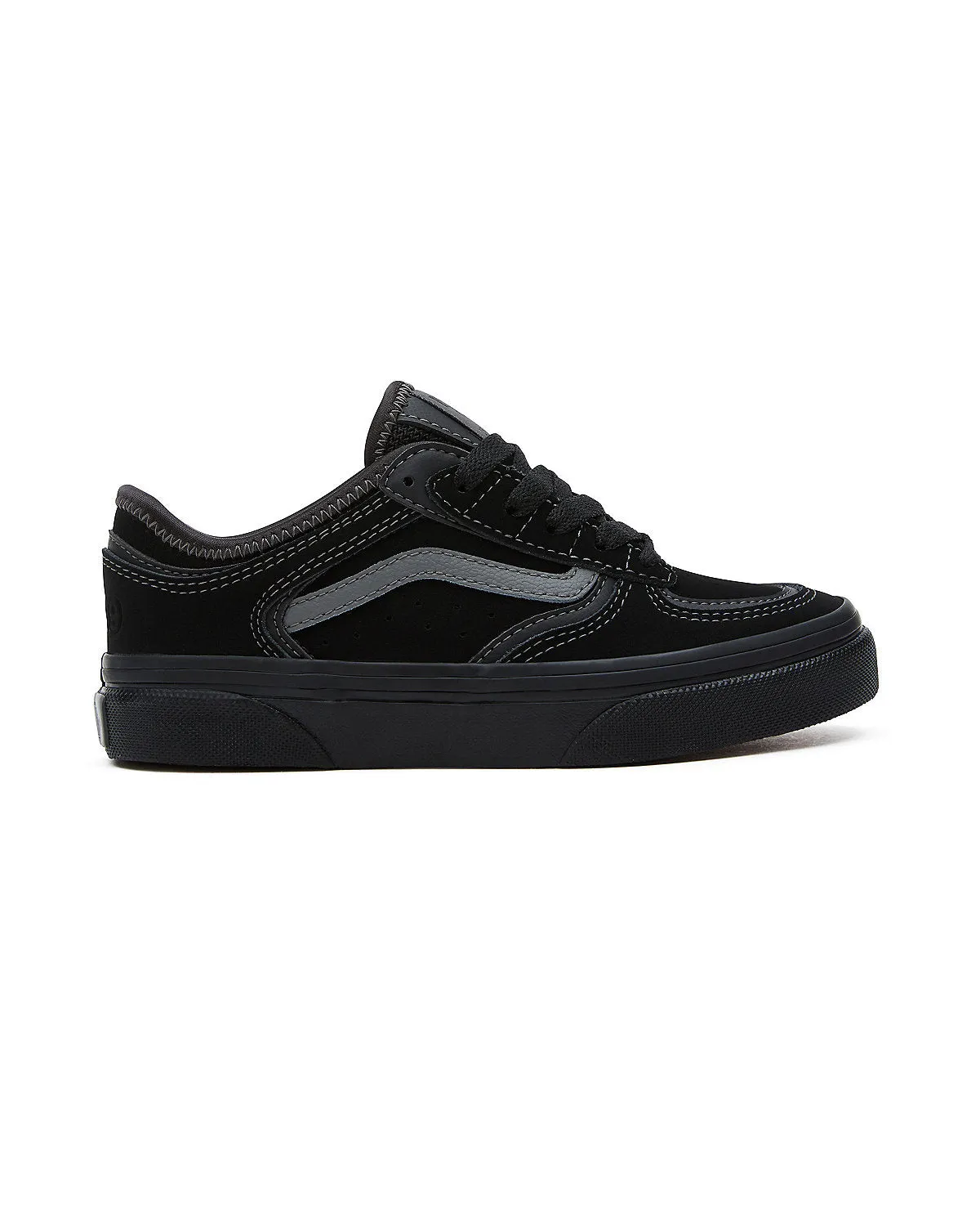 VANS Kids Rowley Trainers - Black / Pewter
