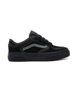 VANS Kids Rowley Trainers - Black / Pewter