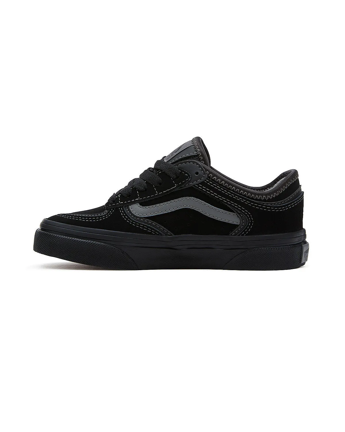 VANS Kids Rowley Trainers - Black / Pewter