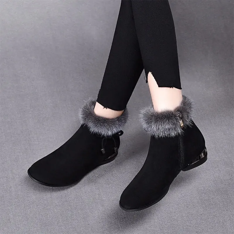 Winter Specials Fashionable, warm, thick and non-slip ankle boots for women