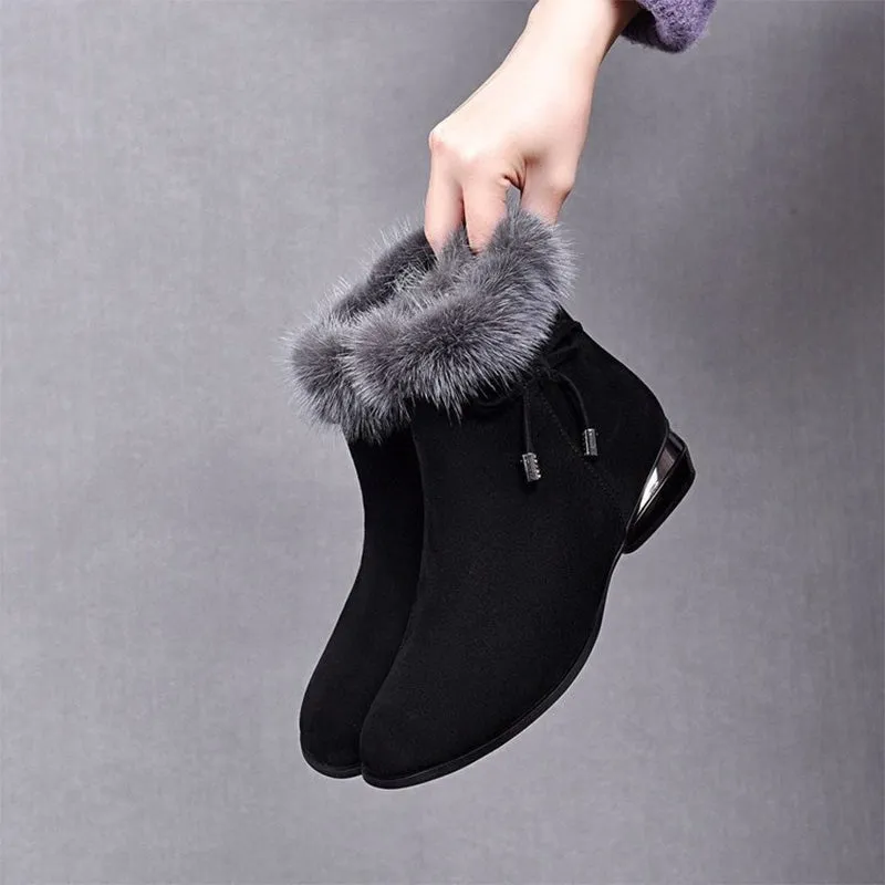 Winter Specials Fashionable, warm, thick and non-slip ankle boots for women