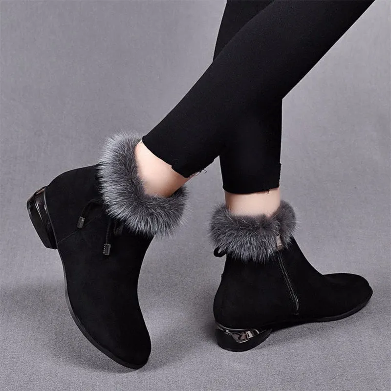 Winter Specials Fashionable, warm, thick and non-slip ankle boots for women