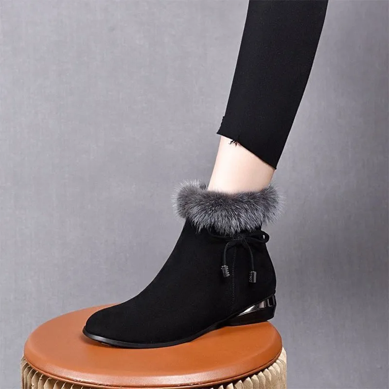 Winter Specials Fashionable, warm, thick and non-slip ankle boots for women