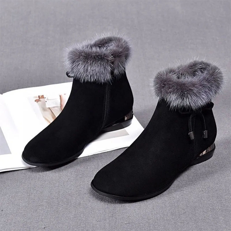 Winter Specials Fashionable, warm, thick and non-slip ankle boots for women